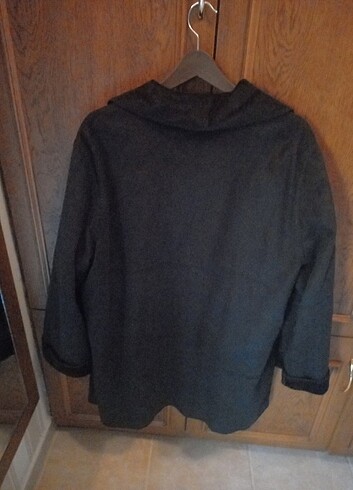 Süet deri ici kürklü kaban - Görsel 2