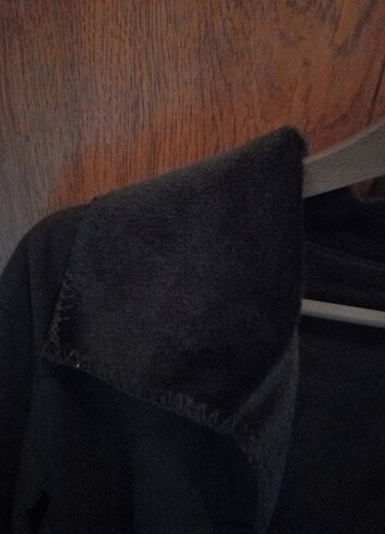 Süet deri ici kürklü kaban - Görsel 6