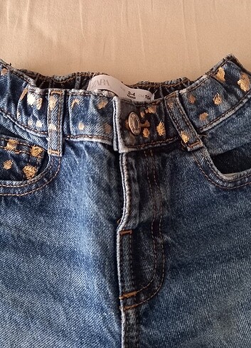 Zara denim kot pantalon - Görsel 4