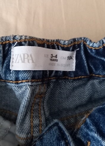 Zara denim kot pantalon - Görsel 5