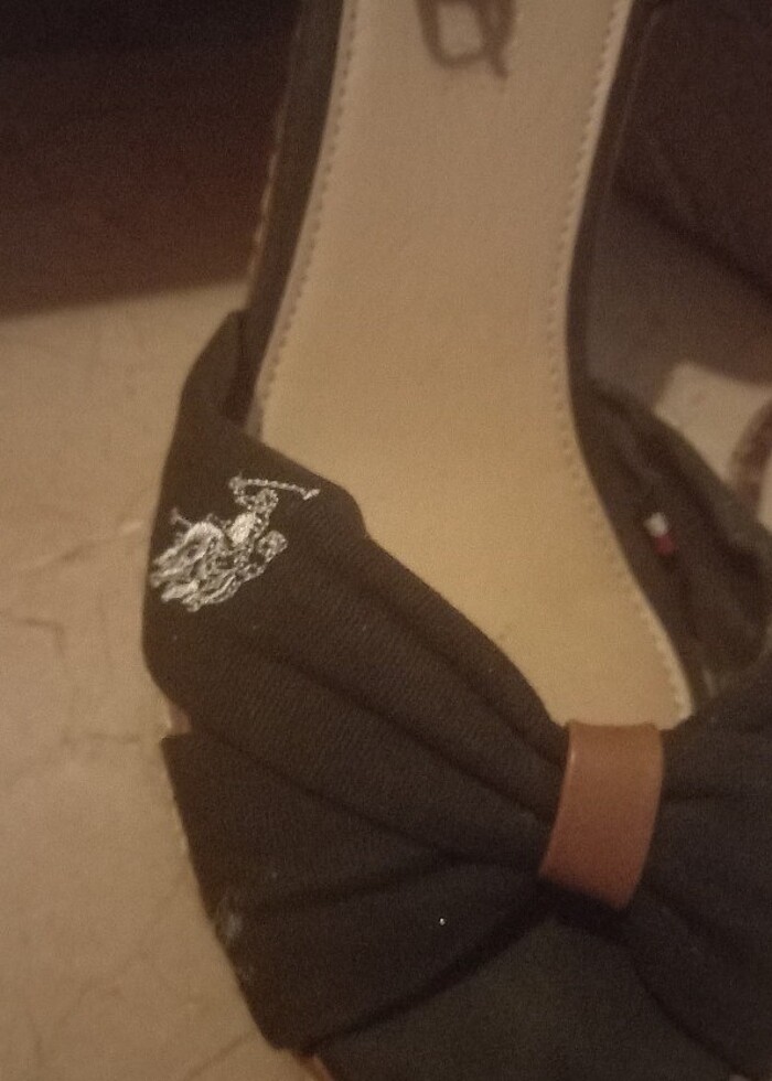 Polo dolgu topuk ayakkabi - Görsel 3