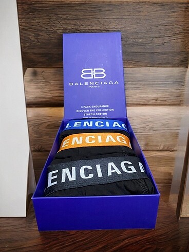 BALENCİAGA 3lü BOXER