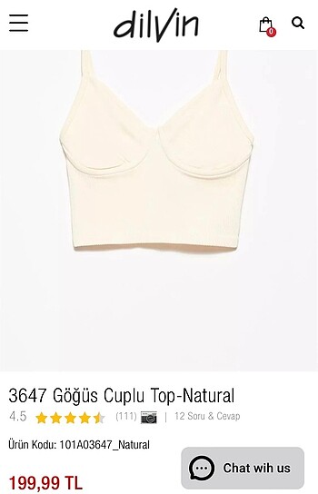 Dilvin crop top