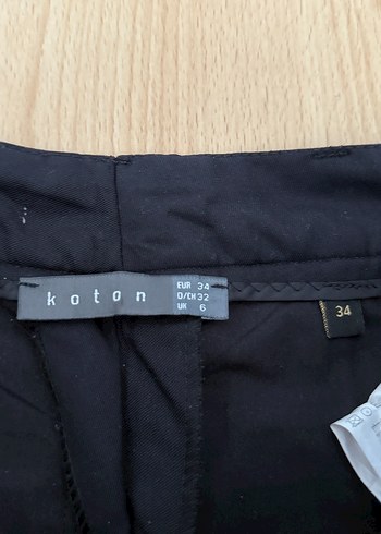 Koton Lacivert Midi Kadın Kumaş Pantolon