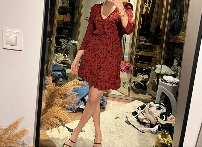 xs Beden Zara elbise