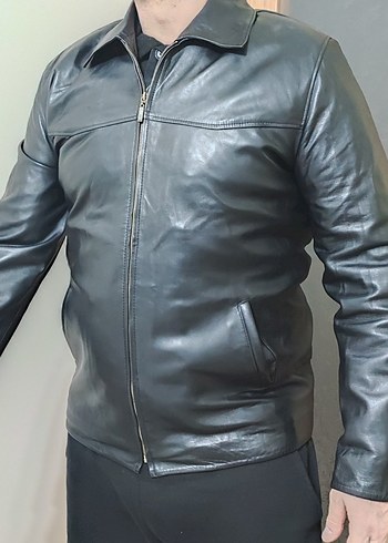 hakiki deri ceket - Görsel 2