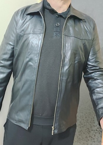 hakiki deri ceket - Görsel 4
