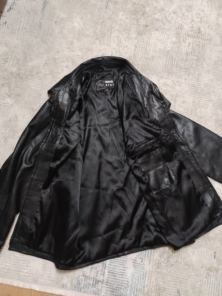 hakiki deri ceket - Görsel 5