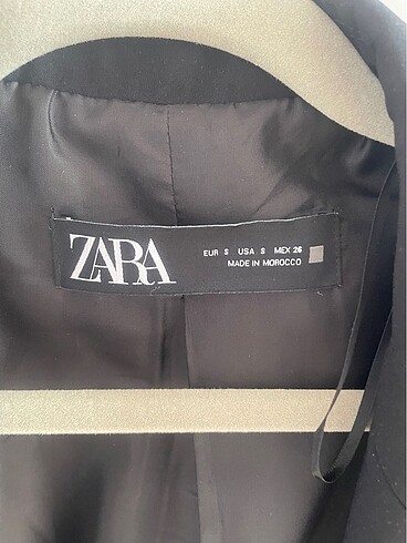 s Beden Zara siyah ceket
