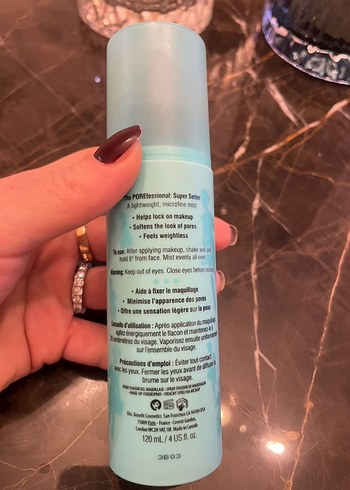 Benefit Cosmetics Benefit The POREfessional Super Setter Sabitleyici Sprey