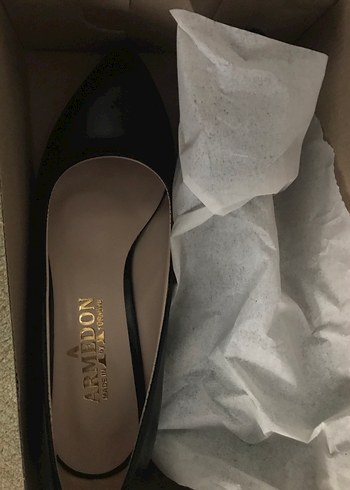 Siyah Stiletto Topuklu Kadın Ayakkabı 5 cm. - Görsel 6