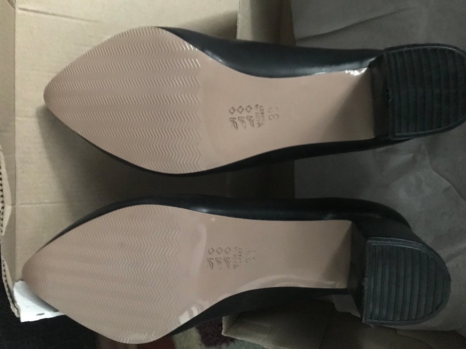 Siyah Stiletto Topuklu Kadın Ayakkabı 5 cm. - Görsel 4