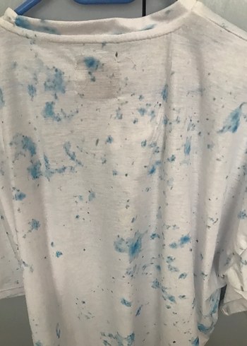 Erkek Mavi Baskılı Tişört - Görsel 2