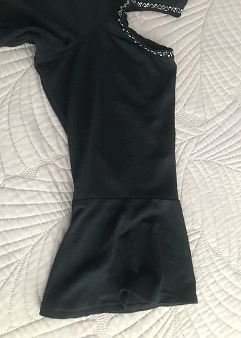 DeFacto Zincir Detaylı SiyahKadın Bluz - Görsel 3