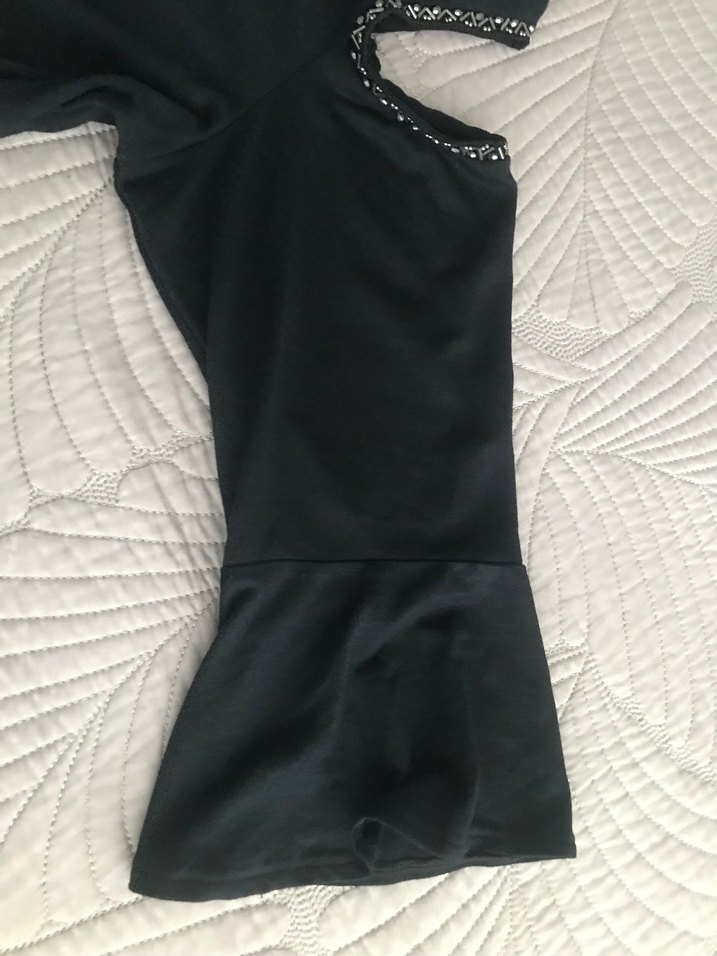 DeFacto Zincir Detaylı SiyahKadın Bluz - Görsel 3