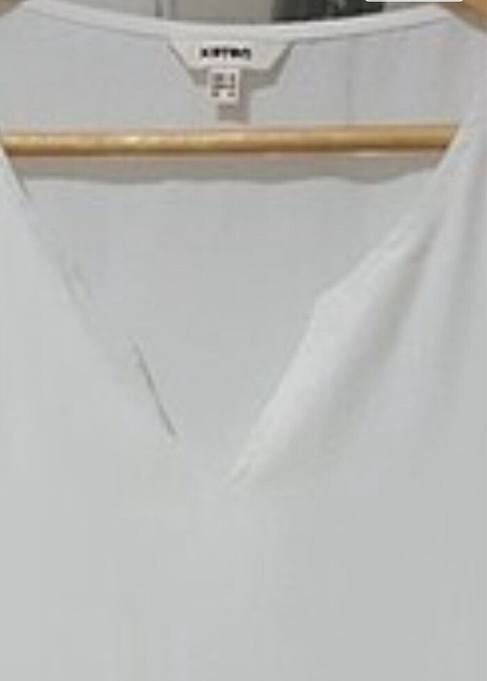 Şifon Beyaz bluz - Görsel 2