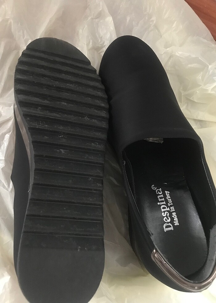 Siyah Dolgu Ayakkabı - Görsel 5