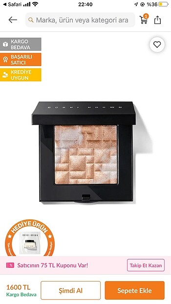 Bobbi brown highlighter