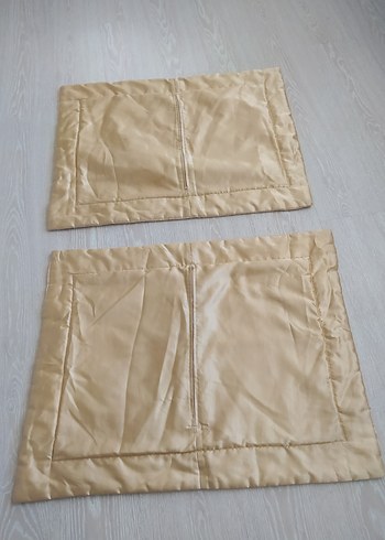 İşlemeli Parlak Bej Yatak Örtüsü - Görsel 7