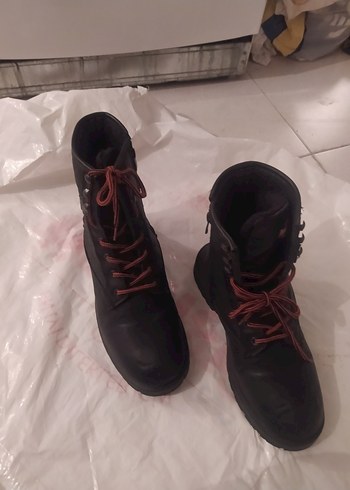 Siyah Bağcıklı Stiletto Topuk Bot - Görsel 2