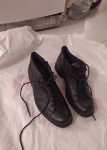 Siyah Erkek Gotik Kauçuk Botlar - Görsel 2