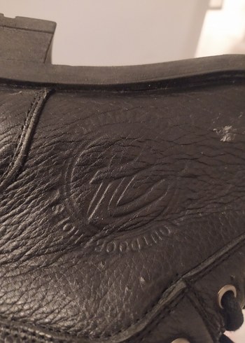 Siyah Erkek Gotik Kauçuk Botlar - Görsel 5