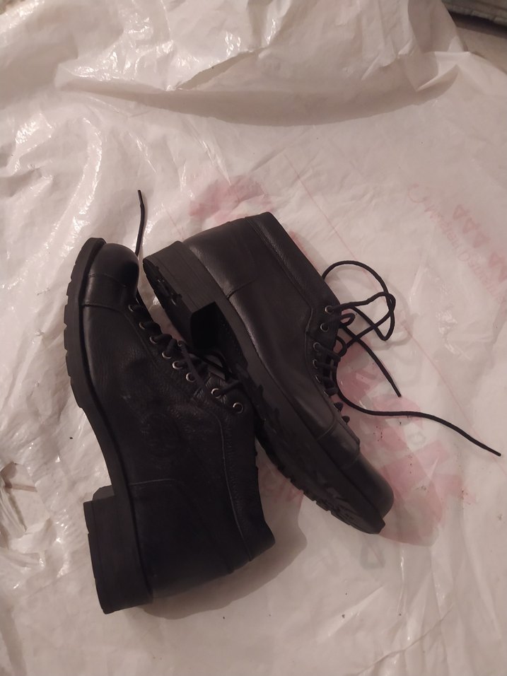 Siyah Erkek Gotik Kauçuk Botlar - Görsel 4