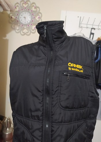 Siyah Fermuarlı Erkek Yelek - Görsel 2