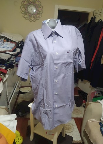 Tommy Hilfiger Erkek Kısa Kollu Regular Fit Gömlek