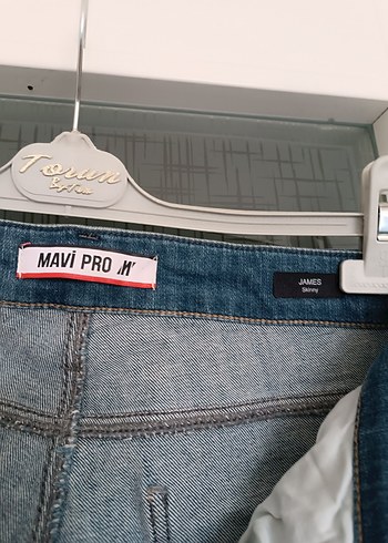 Erkek Mavi Denim Regular Fit Yırtık Jean - Görsel 7