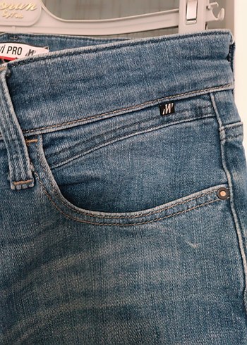 Erkek Mavi Denim Regular Fit Yırtık Jean - Görsel 5