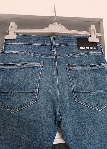 Erkek Mavi Denim Regular Fit Yırtık Jean - Görsel 8