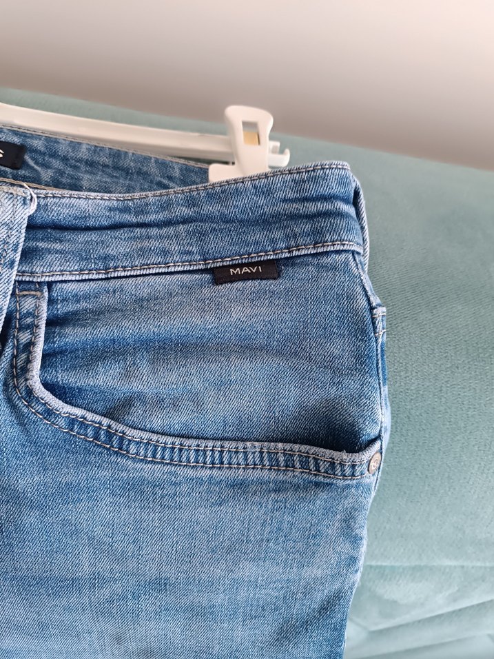 Erkek Mavi Denim Regular Fit Kot Pantolon - Görsel 3