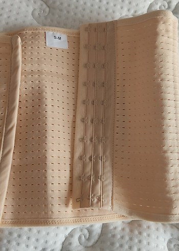 Nakışlı Bej Emzirme Korsesi Midi Boy - Görsel 2