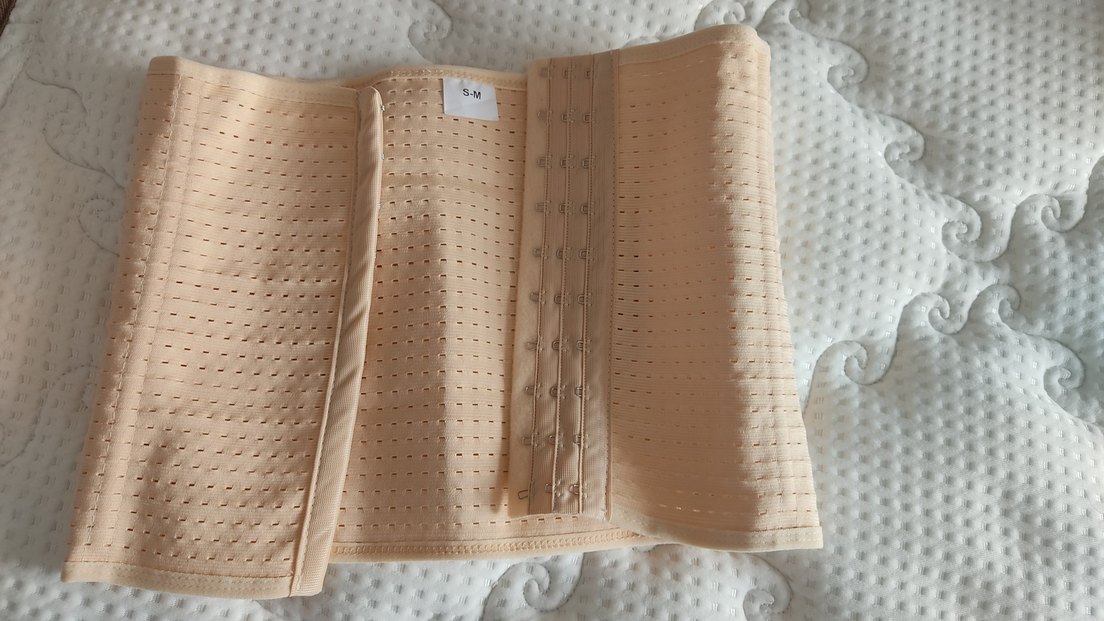 Nakışlı Bej Emzirme Korsesi Midi Boy - Görsel 2