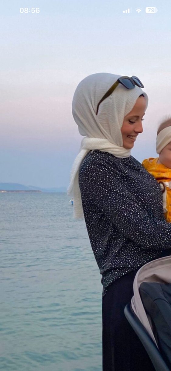 Puantiye Desenli Siyah Uzun Kollu Gömlek - Görsel 5