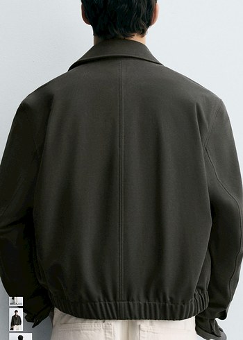 Dimi dokulu ceket zara - Görsel 3