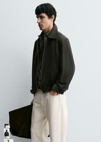 Dimi dokulu ceket zara - Görsel 2