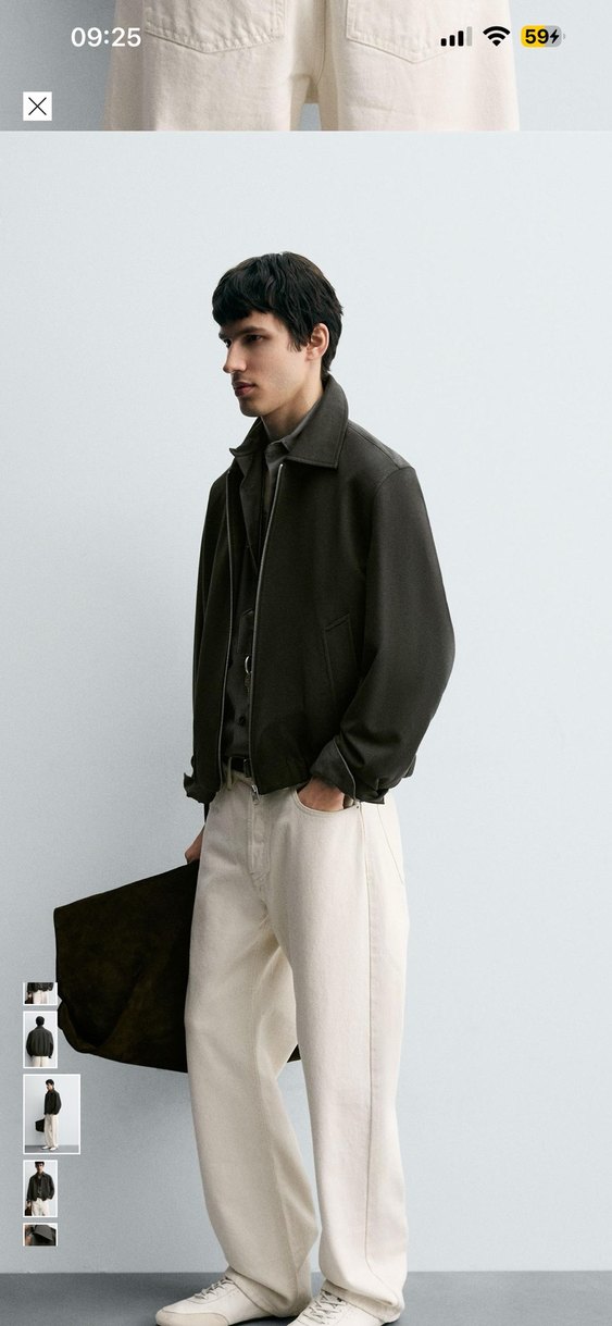 Dimi dokulu ceket zara - Görsel 2