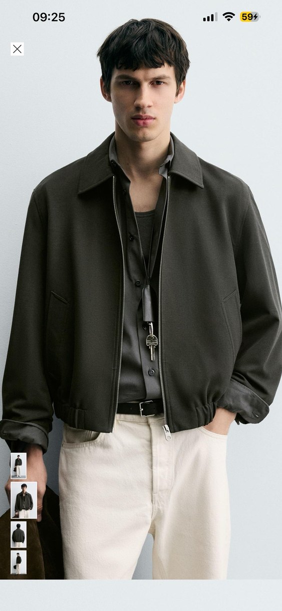 Dimi dokulu ceket zara - Görsel 4