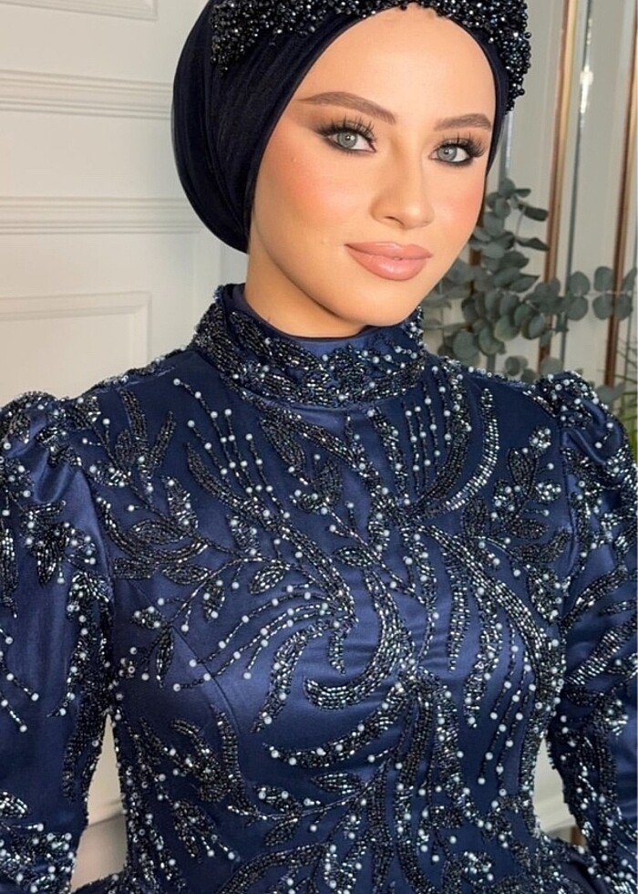 Lacivert kına tacı - Görsel 2