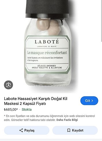 Labote kil maskesi 