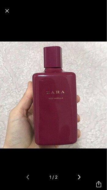 Zara red vanilla parfüm