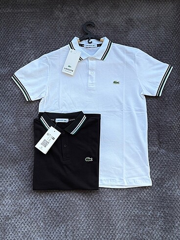 Beyaz Lacoste Polo Yaka