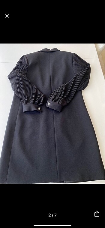 Modailgi Moda ilgi kolu piliseli blazer ceket