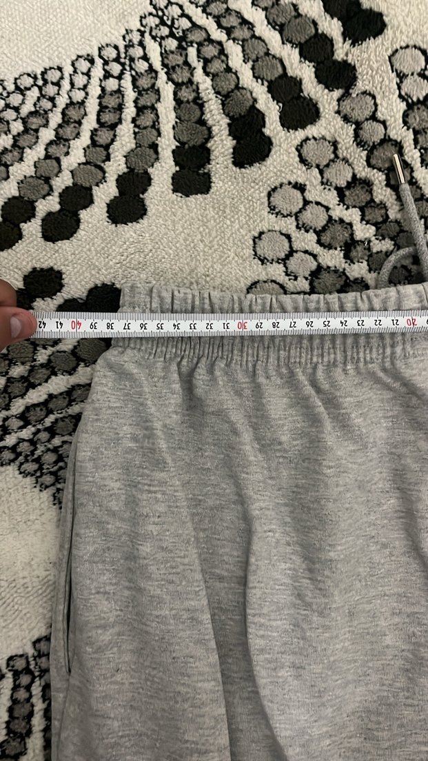 Gri baggy eşofman - Görsel 5