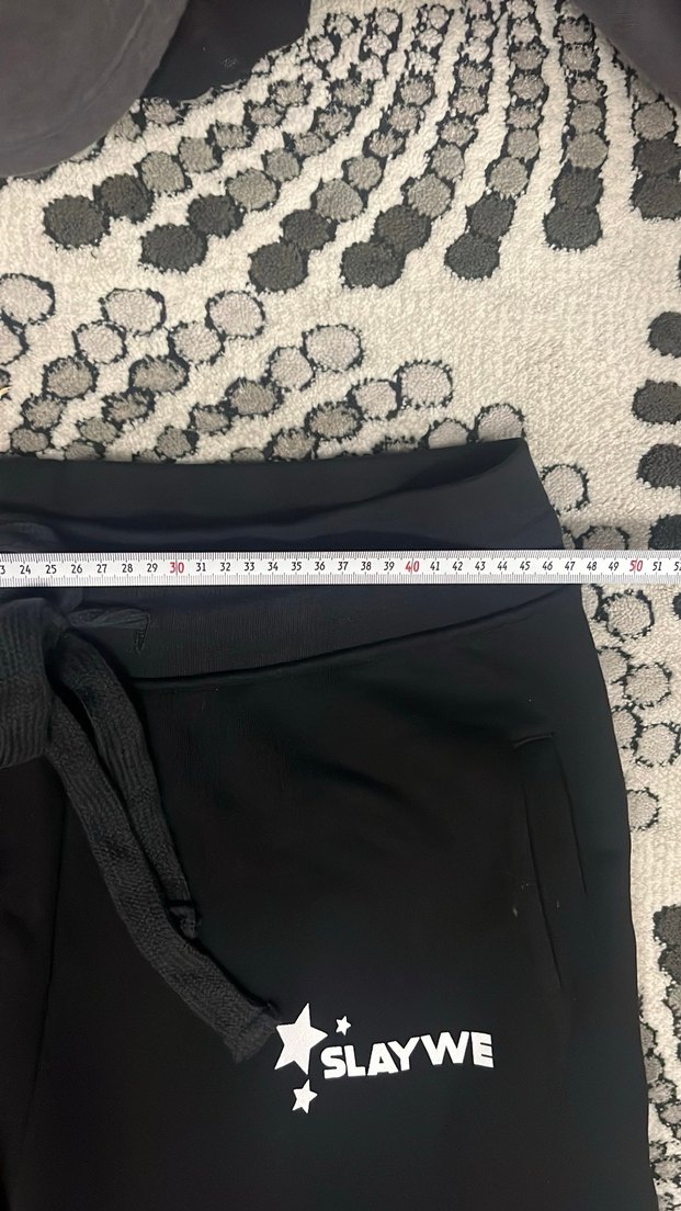 Siyah baggy eşofman - Görsel 5