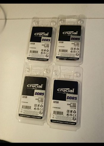 Crucial DDR5 32GB Bilgisayar Belleği