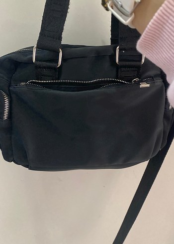 Siyah Fermuarlı Kadın Çanta - Görsel 2