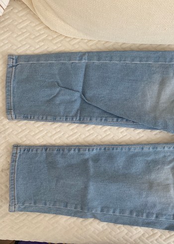 Kadın Mavi Denim Normal Boy Dar Kesim Jean - Görsel 4